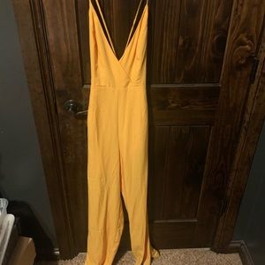 Mustard jumpsuit